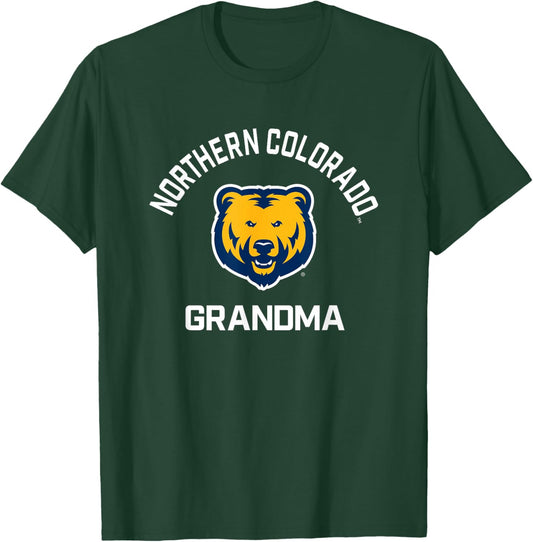 University of Northern Colorado Bears Arched Grandma T-Shirt - T-Shirt | Forest