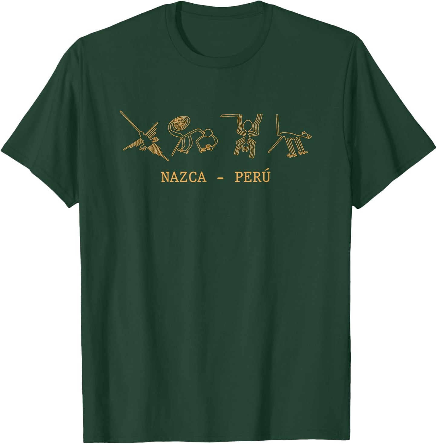 Nazca Line Peru, Peruvian Peru T-Shirt - T-Shirt | Forest