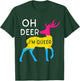 Oh Deer I'm Queer Pansexual Homosexuality Rainbow Flag Pride T-Shirt - T-Shirt | Forest