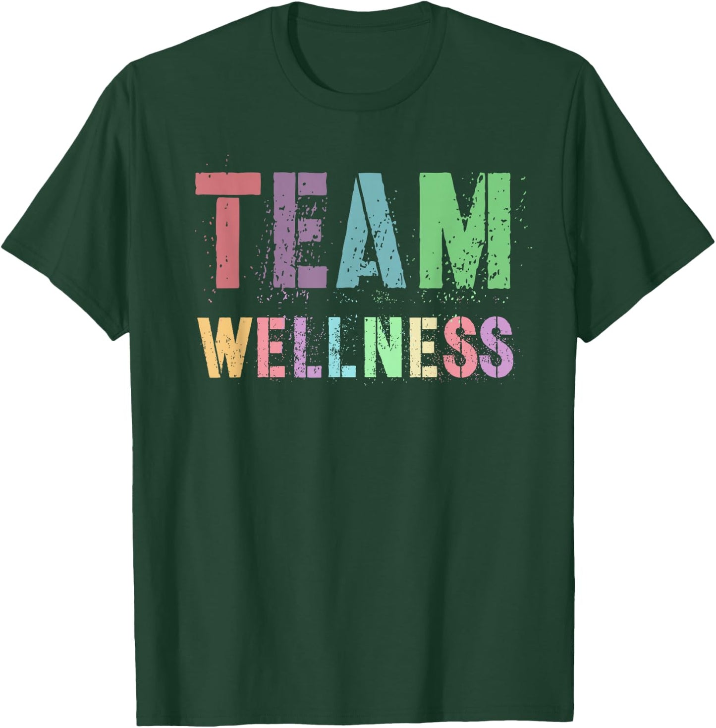 Vintage TEAM WELLNESS Health Trainer Life Nurse Team My Yoga T-Shirt - T-Shirt | Forest