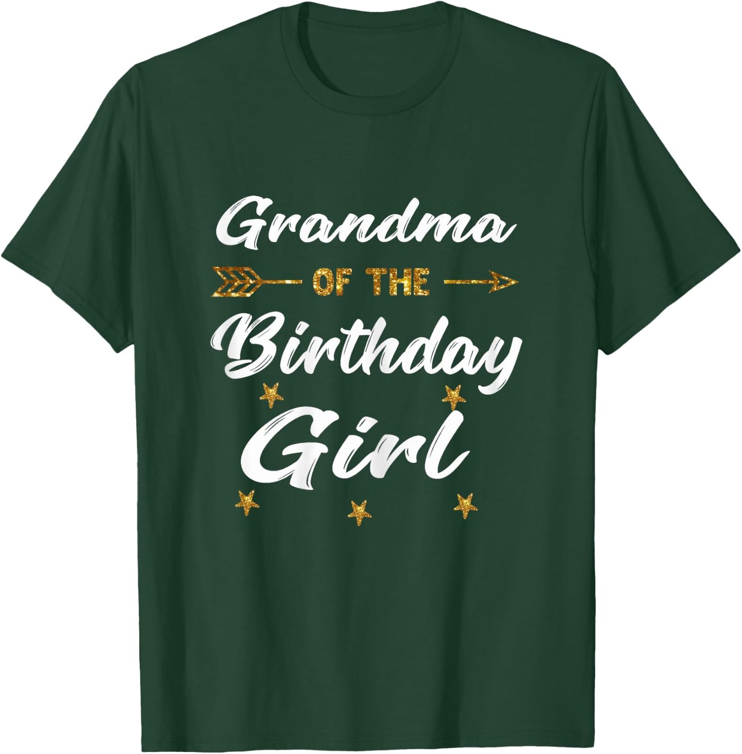 Grandma Of The Birthday Girl Princess Gift Matching Birthday T-Shirt - T-Shirt | Forest