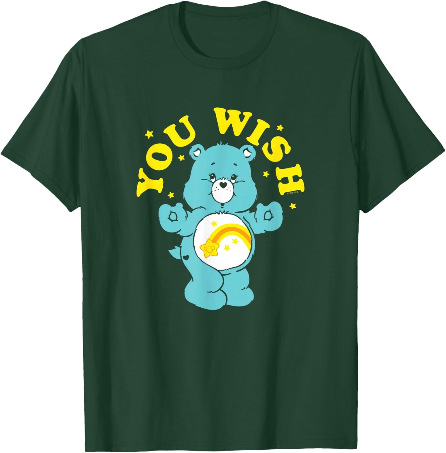 Care Bears You Wish Retro Wish Bear Cute Cartoon T-Shirt - T-Shirt | Forest