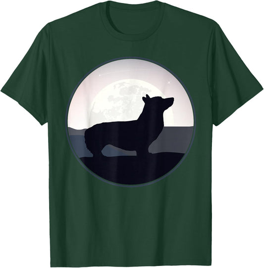Welsh Corgi Pembroke Welsh Corgi Cardigan T-Shirt - T-Shirt | Forest