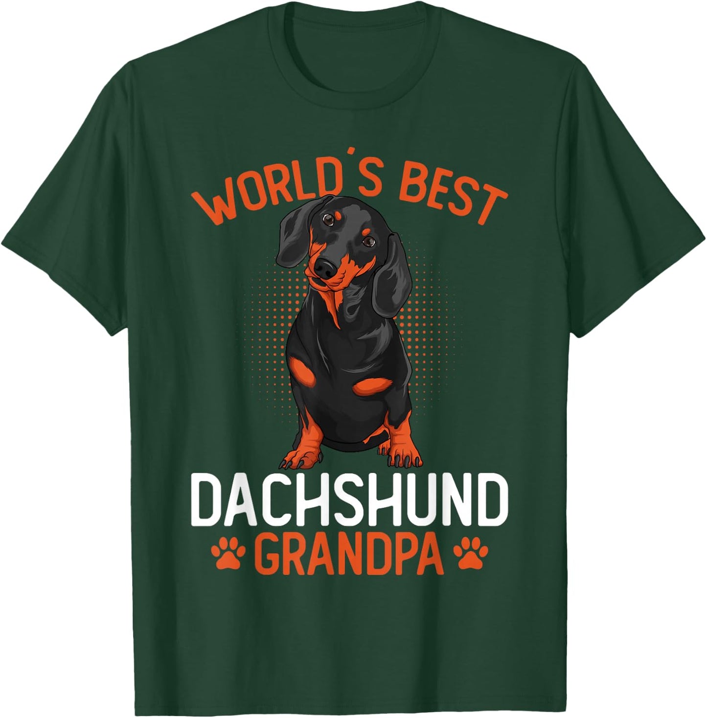 Dachshund Grandpa Funny Weenie Dog Lover Weiner Dog T-Shirt - T-Shirt | Forest