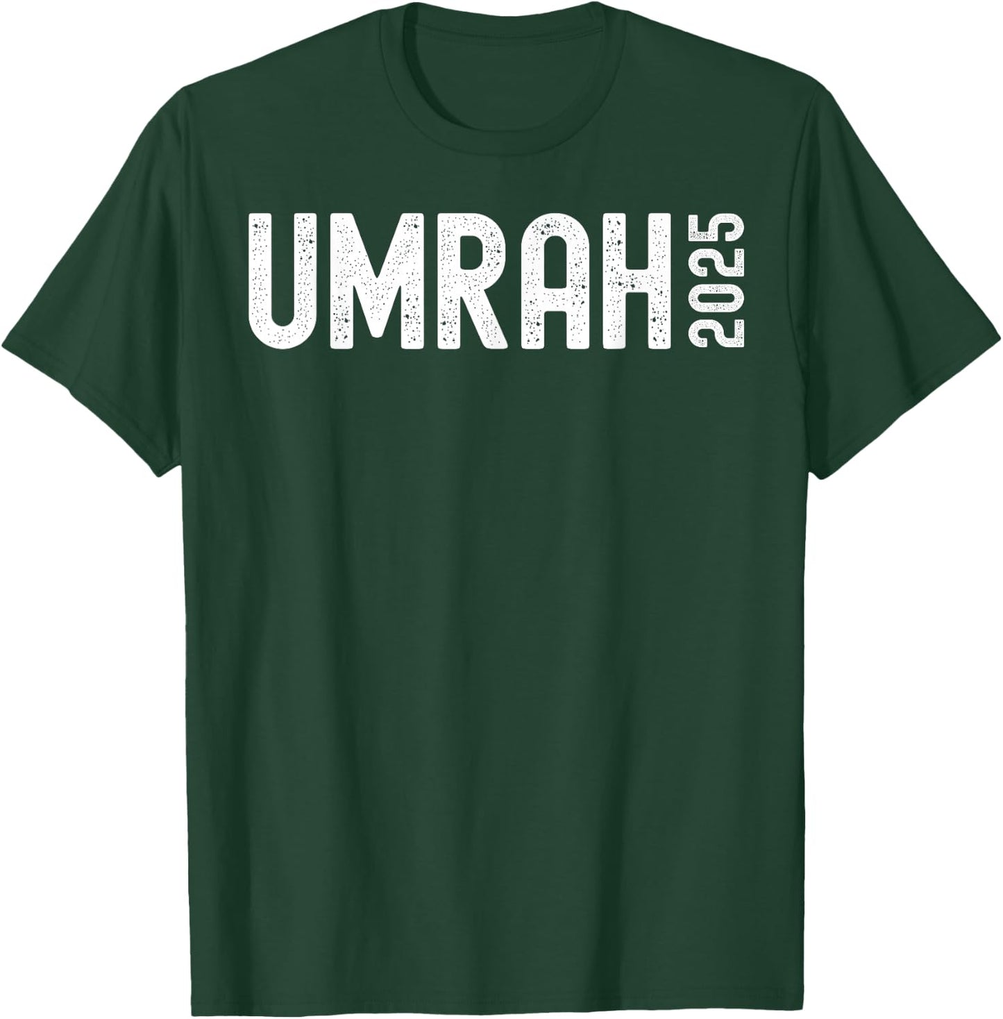 UMRAH 2025 Group Uniform Clothing Family Keepsake Distressed T-Shirt - T-Shirt | Forest