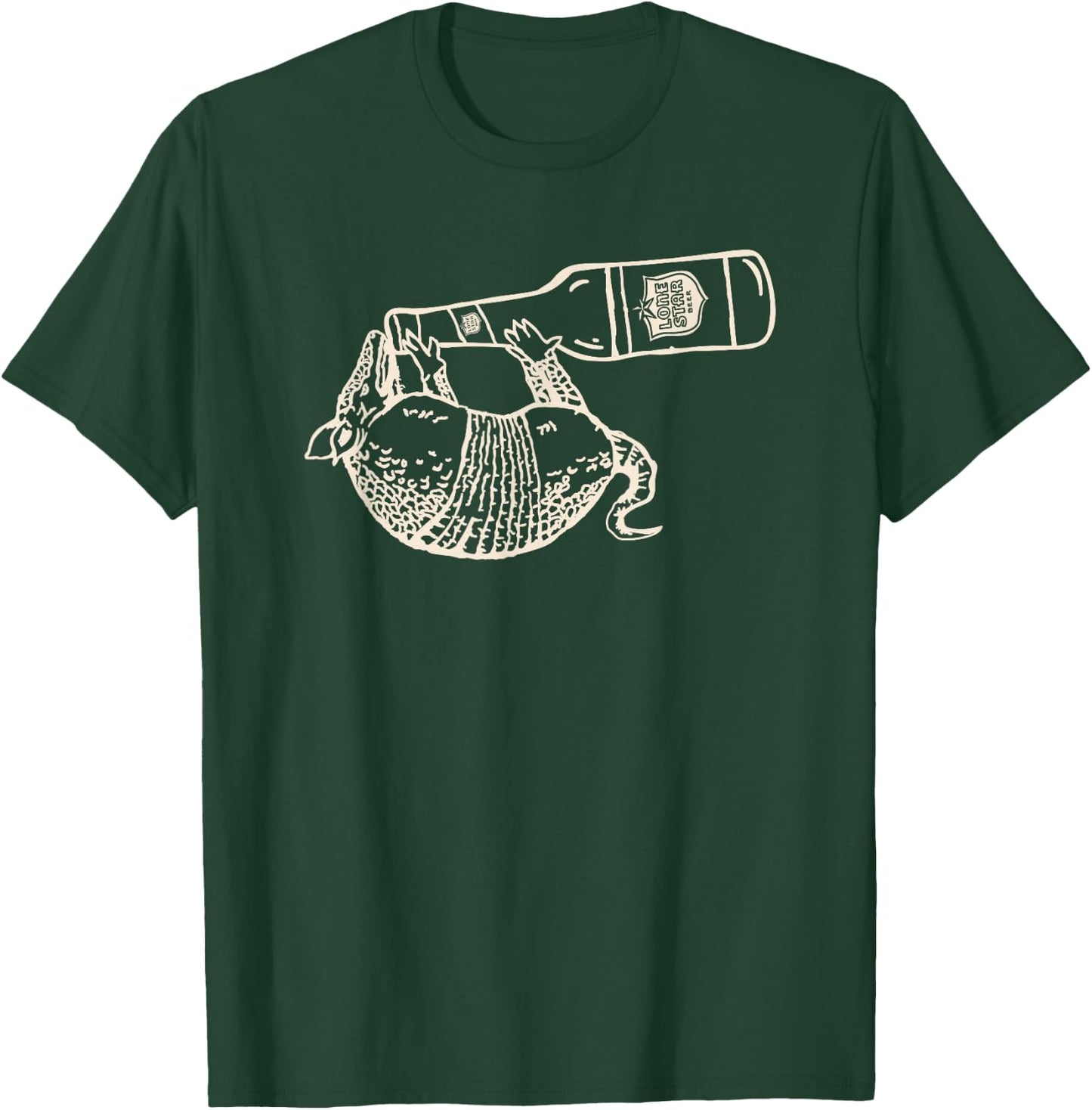 Lone Star Style - Pale Texas Armadillo T-Shirt - T-Shirt | Forest