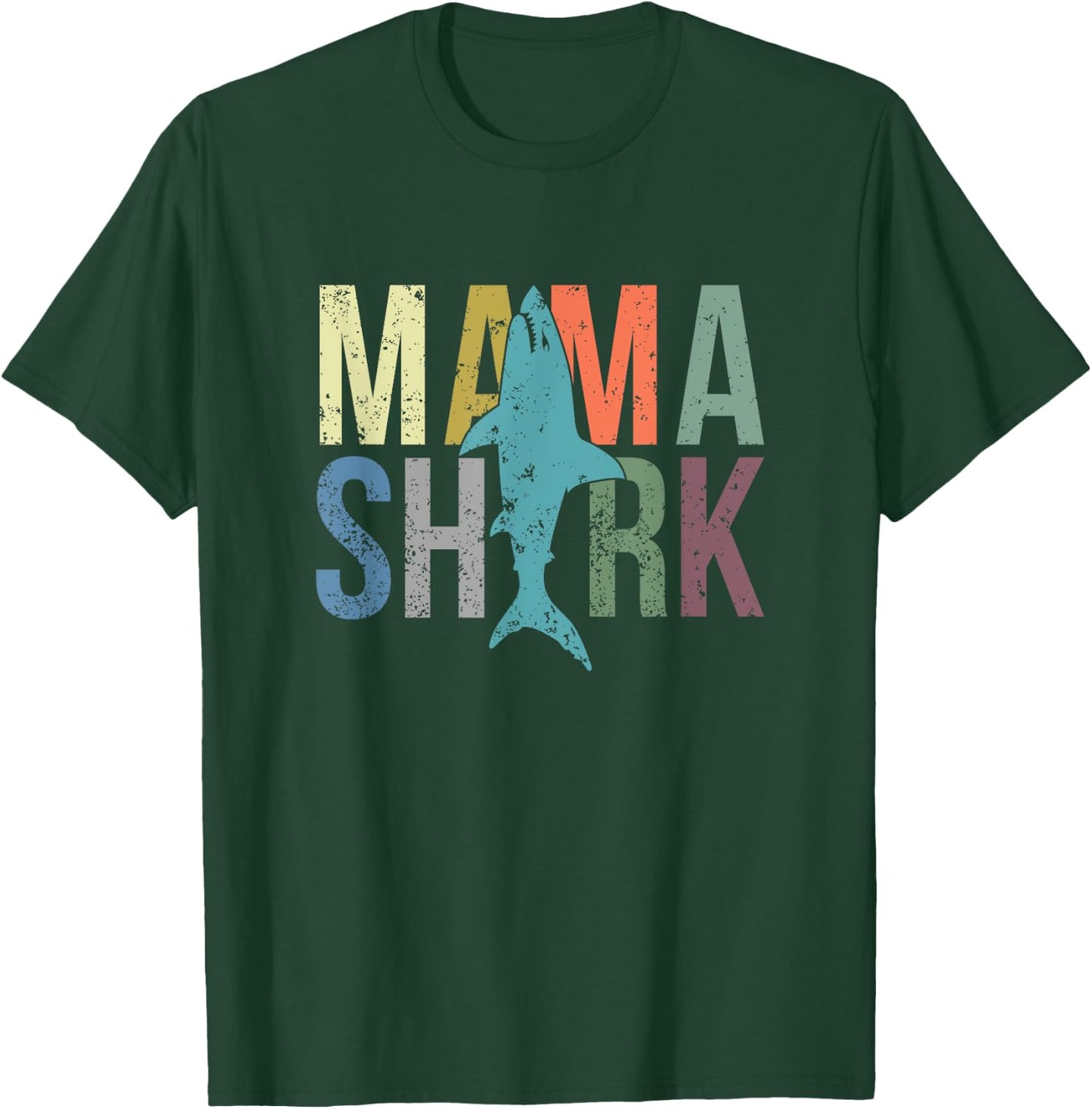 Mama Shark T-Shirt - T-Shirt | Forest