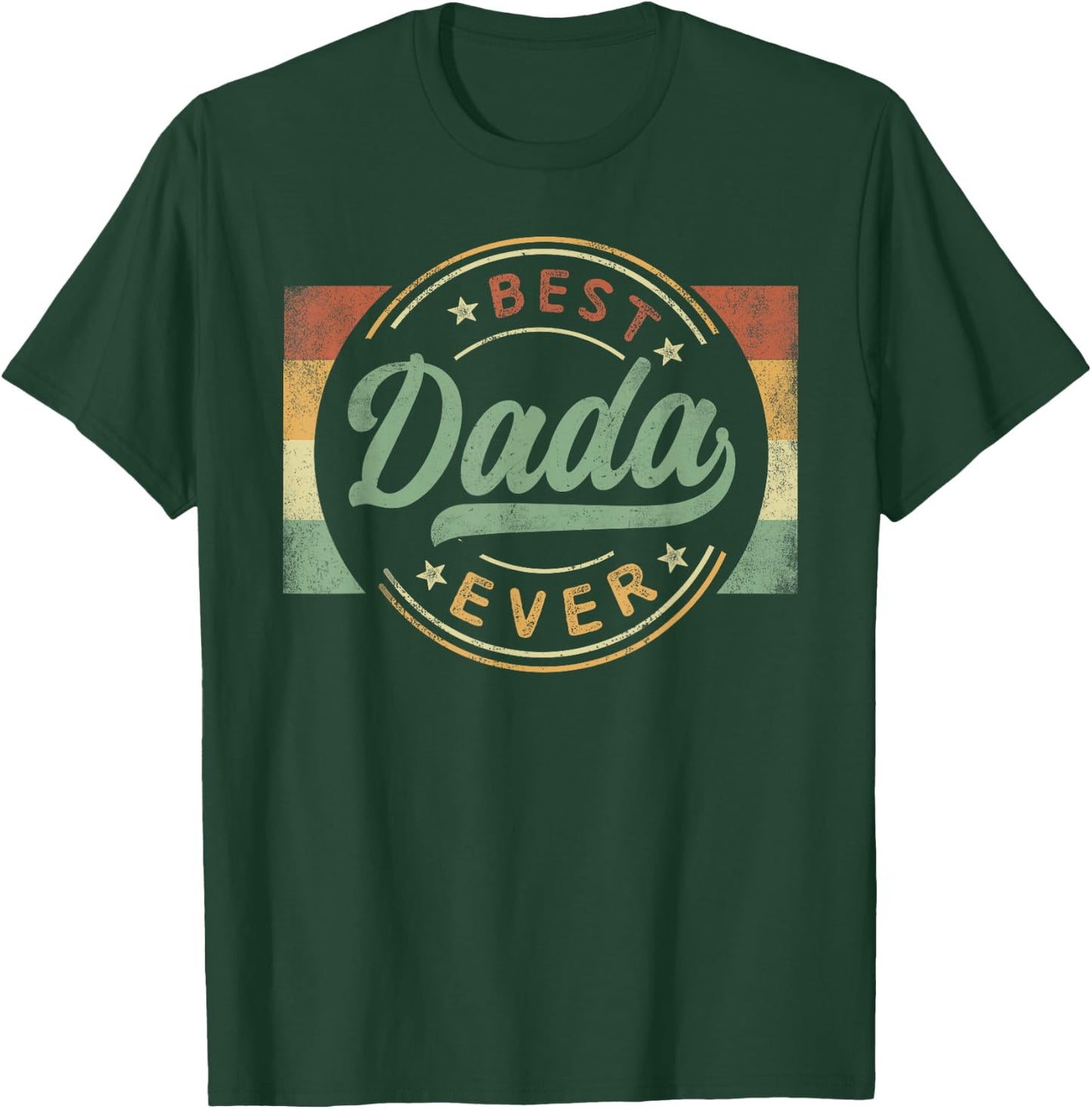 Best Dada Ever Emblem Father's Day Dada Gifts Dad T-Shirt - T-Shirt | Forest