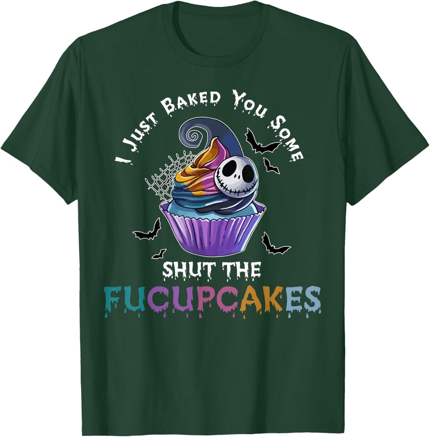 Vintage I Just Baked You Some Shut The Fucupcakes Cat Baking Women T-Shirt - T-Shirt | Forest