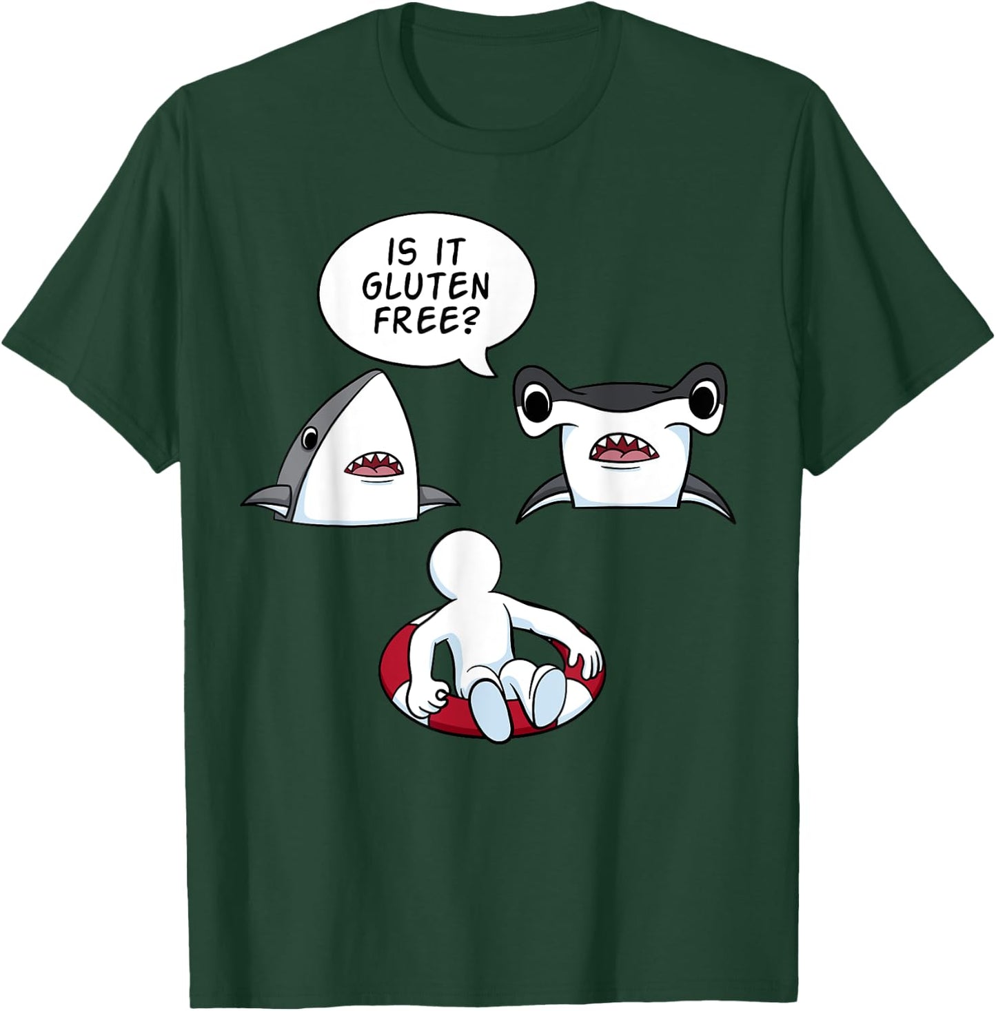 Is It Gluten Free? Celiac Disease Nutritional Plan Gift T-Shirt - T-Shirt | Forest