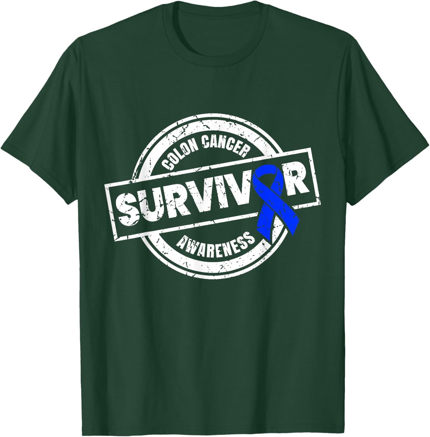 Colon Cancer Survivor Shirts Colon Cancer Awareness Month T-Shirt - T-Shirt | Forest