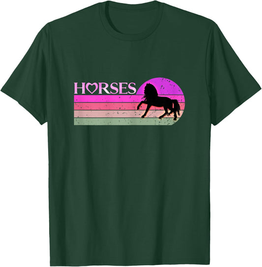 Horse lover Gifts For Girls & Women Who Love Horses T-Shirt - T-Shirt | Forest