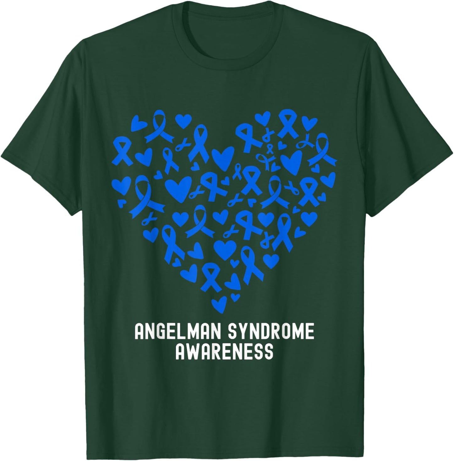 I Wear Blue Angelman Syndrome Awareness T-Shirt - T-Shirt | Forest