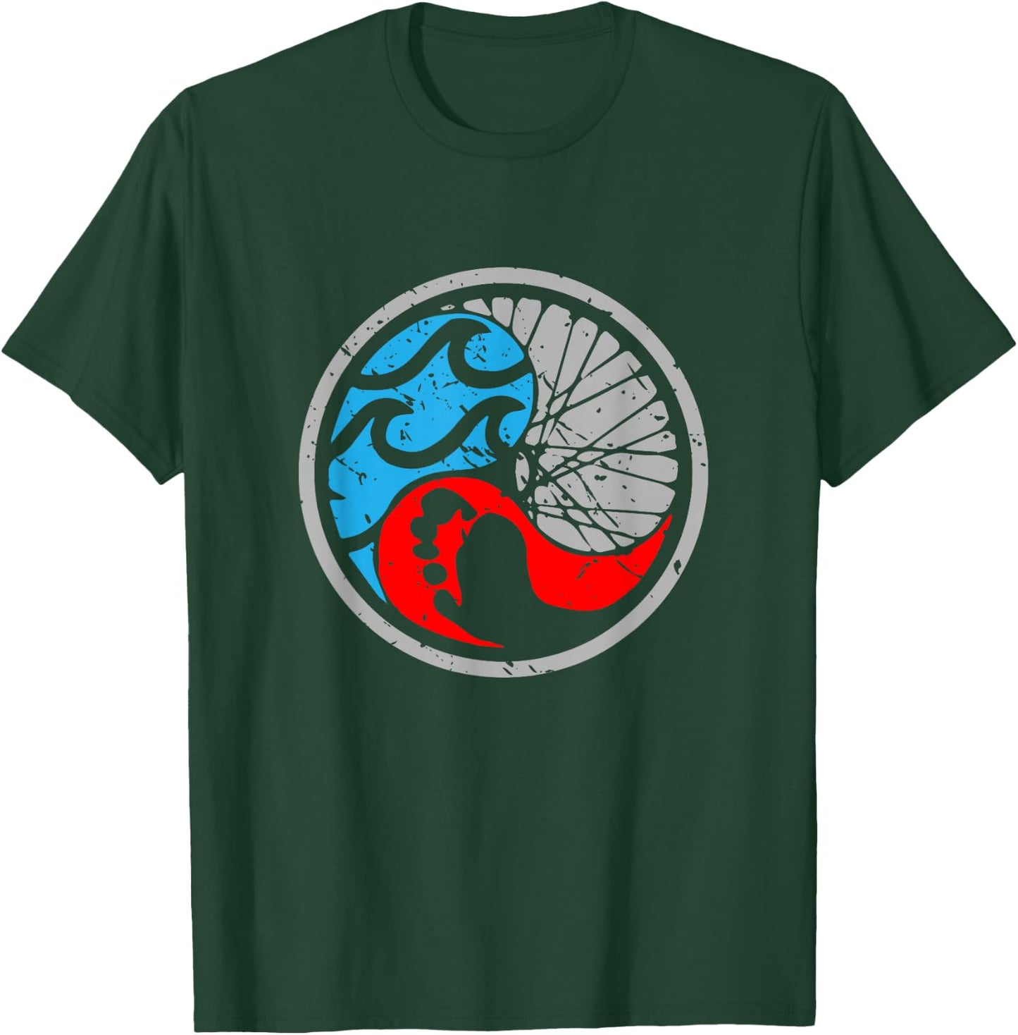 Swim Bike Run Triathlon Hobby Triathlete Gift Triathlon Small T-Shirt - T-Shirt | Forest