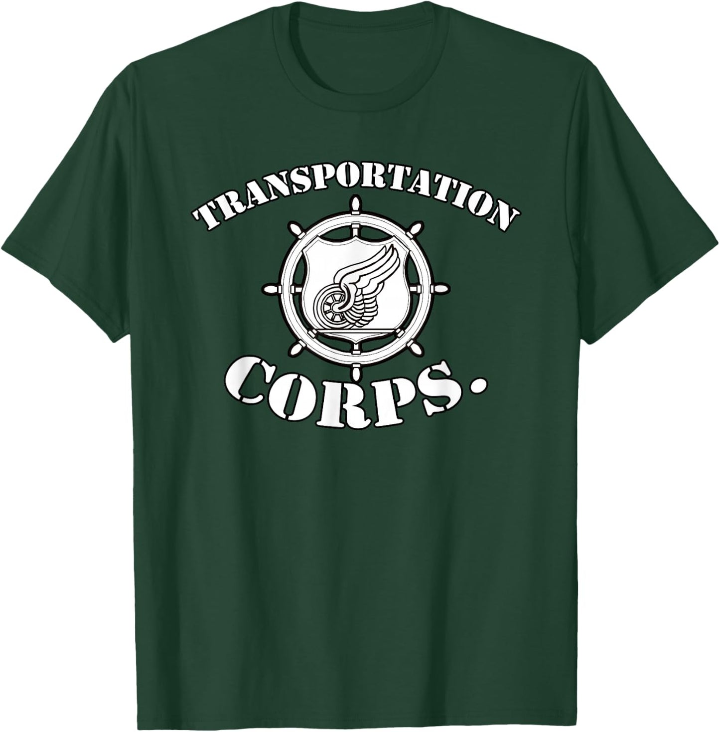Army Transportation Corp Insignia Badge T-Shirt - T-Shirt | Forest