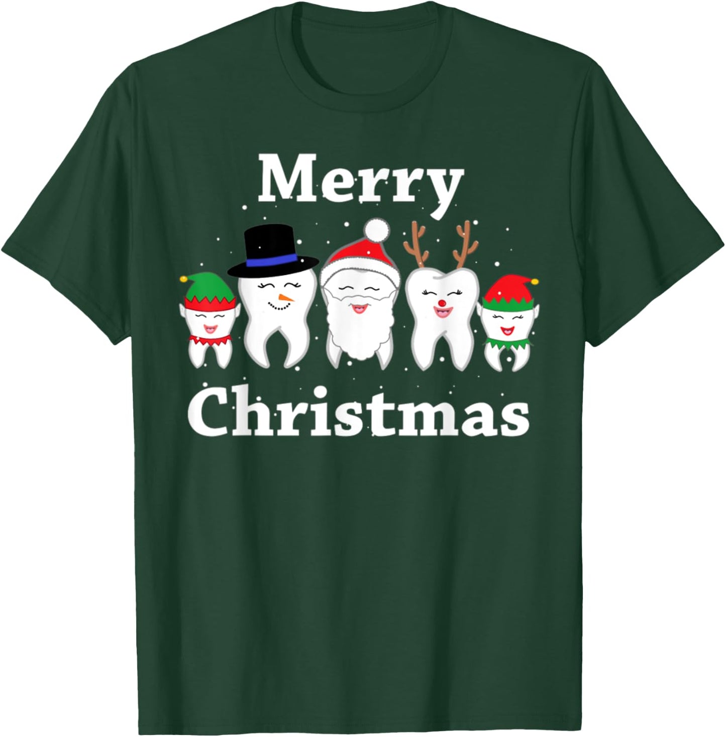 Funny Dental Ugly Christmas Sweaters T-Shirt - T-Shirt | Forest
