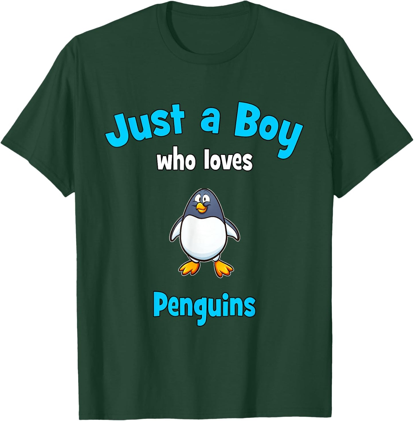 Penguin Shirt for Boys | Children's Penguin T-Shirt - T-Shirt | Forest