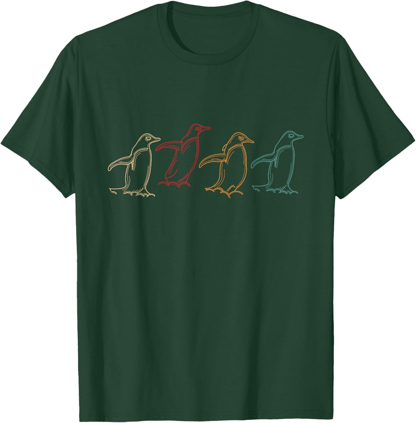 Antartica Animal Penguin T-Shirt - T-Shirt | Forest