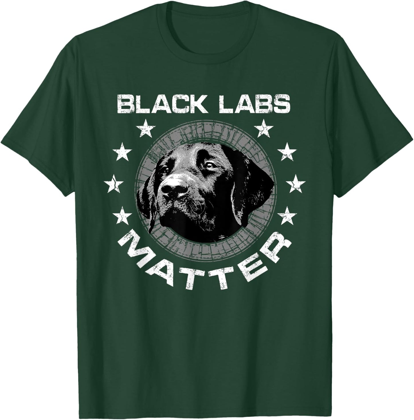 Funny Black Labs Matter Gift Kids | Best Labrador Dog Lovers T-Shirt - T-Shirt | Forest