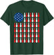 American Flag - Patriotic Bowler & Bowling Small T-Shirt - T-Shirt | Forest