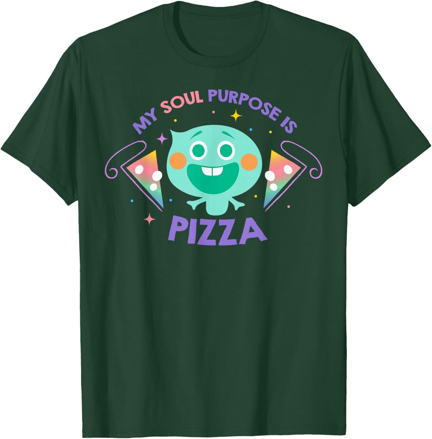 Disney Pixar Soul My Soul Purpose Is Pizza T-Shirt - T-Shirt | Forest