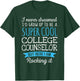 Funny College Counselor Appreciation Gifts T-Shirt - T-Shirt | Forest