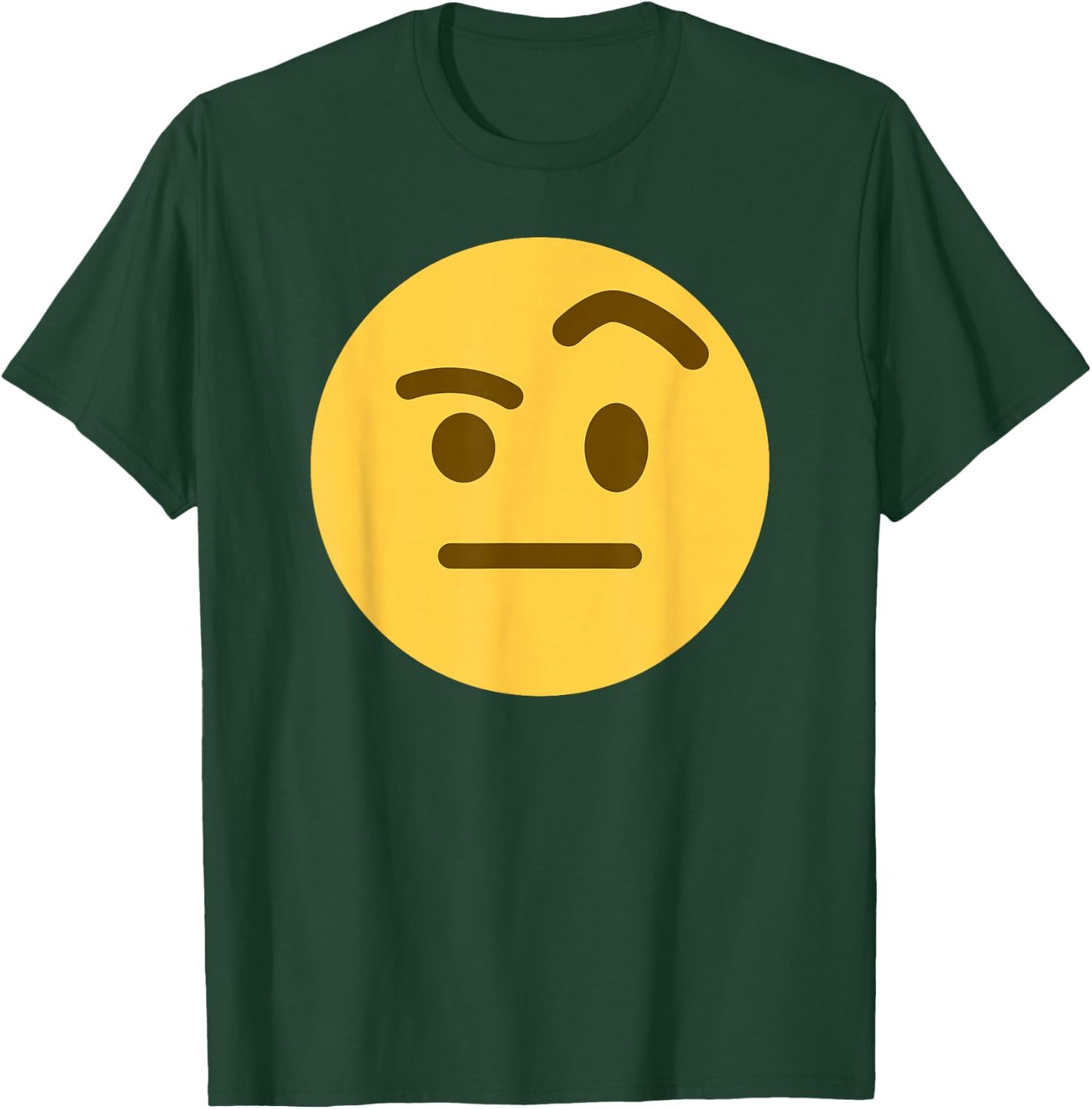 Face with Raised Eyebrow T-Shirt - T-Shirt | Forest