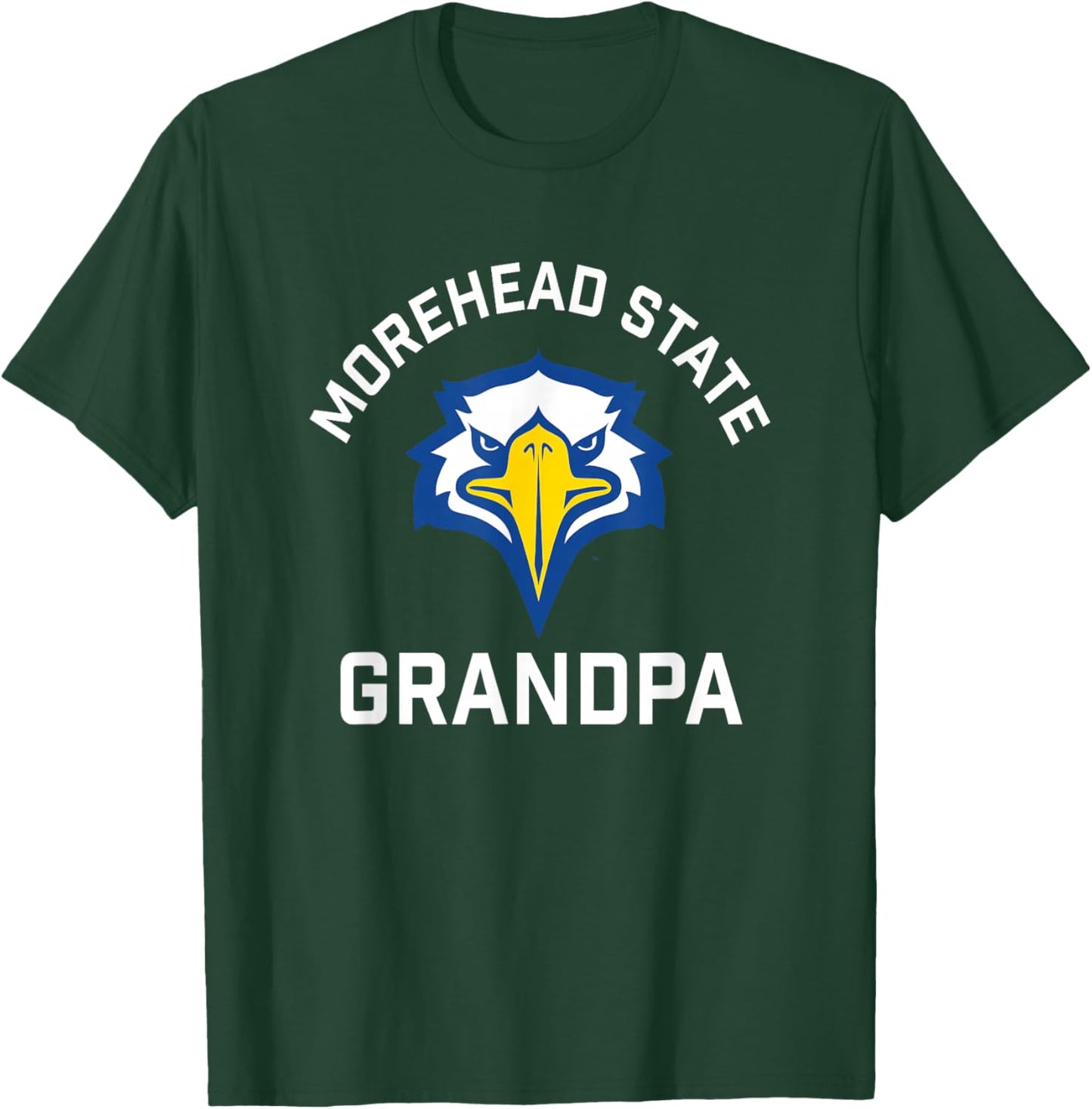 Morehead State University Eagles Arched Grandpa T-Shirt - T-Shirt | Forest