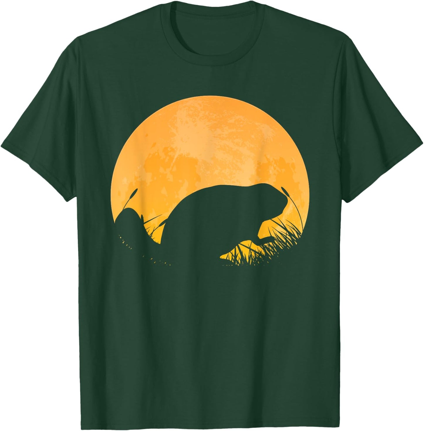 Beaver Easy Halloween Outfit Rodent Kit Moon Costume Gift T-Shirt - T-Shirt | Forest
