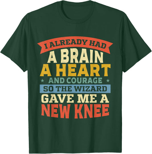 Funny Knee Surgery Recovery Knee Replacement Recovery , Small, Black T-Shirt - T-Shirt | Forest