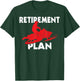 Funny Retirement Plan Snowmobiling Retired Snowmobile Rider T-Shirt - T-Shirt | Forest