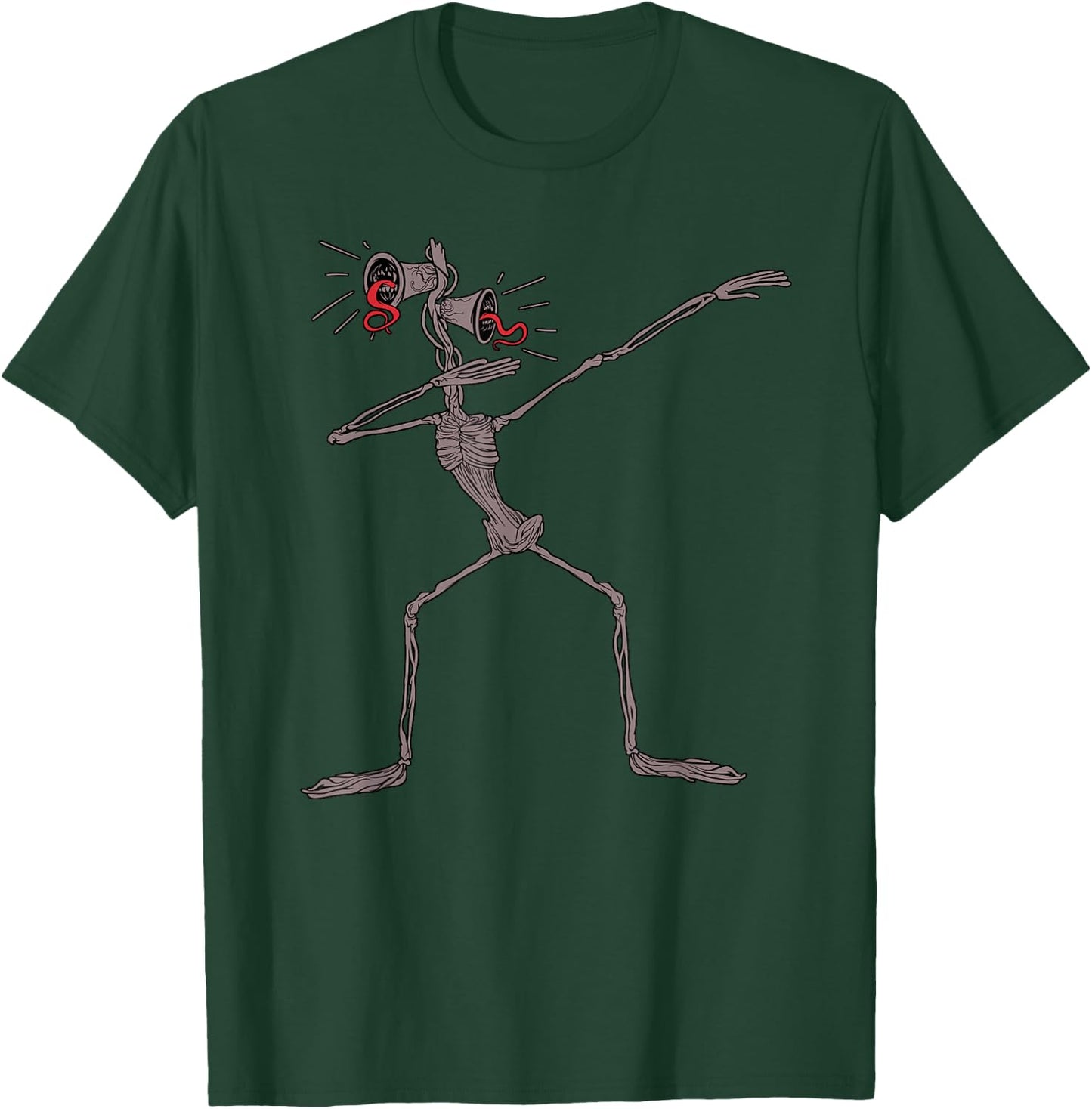 Funny dabbing Siren Head halloween meme kids gifts T-Shirt - T-Shirt | Forest