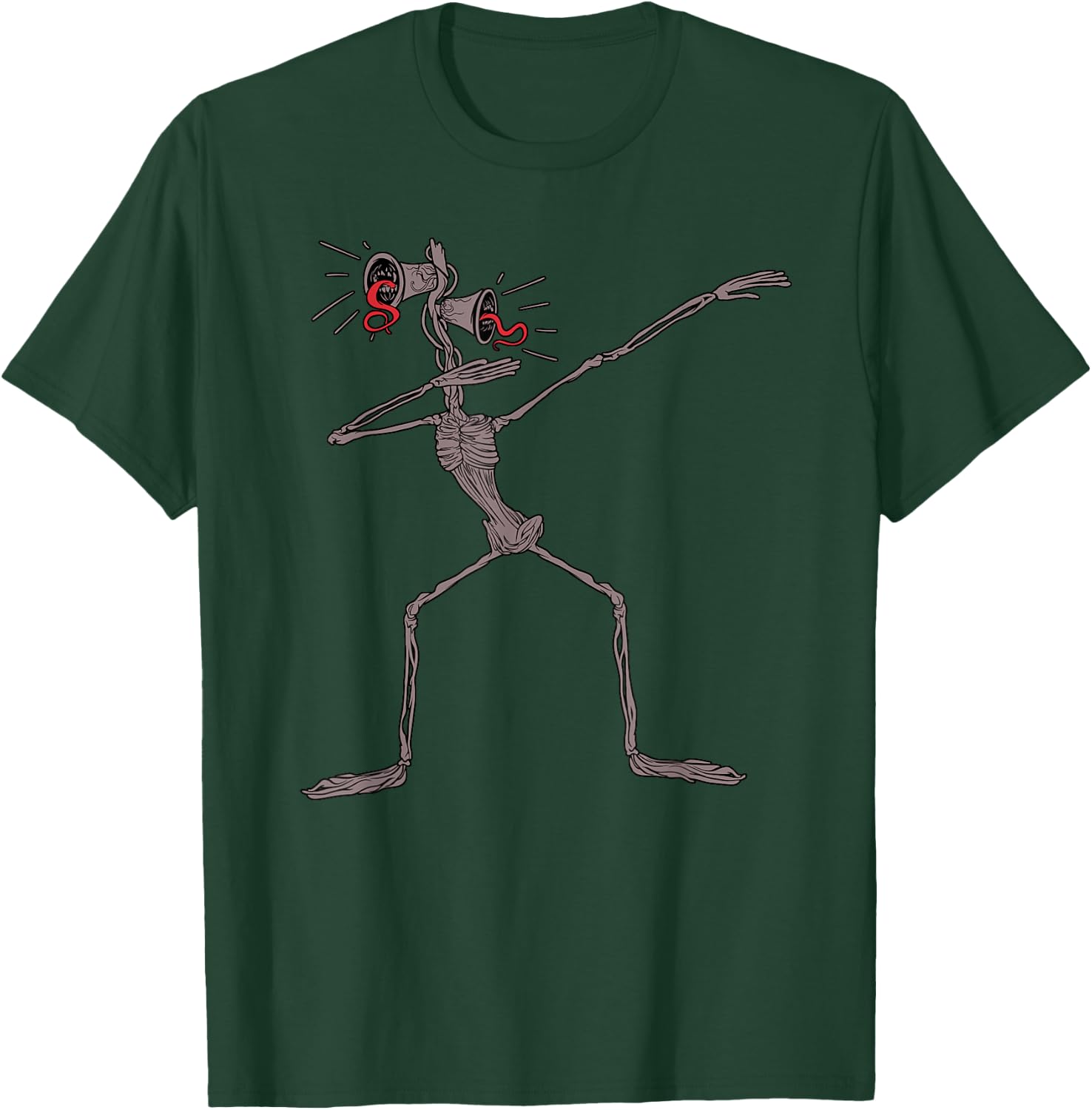 Funny dabbing Siren Head halloween meme kids gifts T-Shirt - T-Shirt | Forest