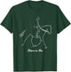 Funny Dressage Riding Horse Show Horseback Equestrian Gifts T-Shirt - T-Shirt | Forest