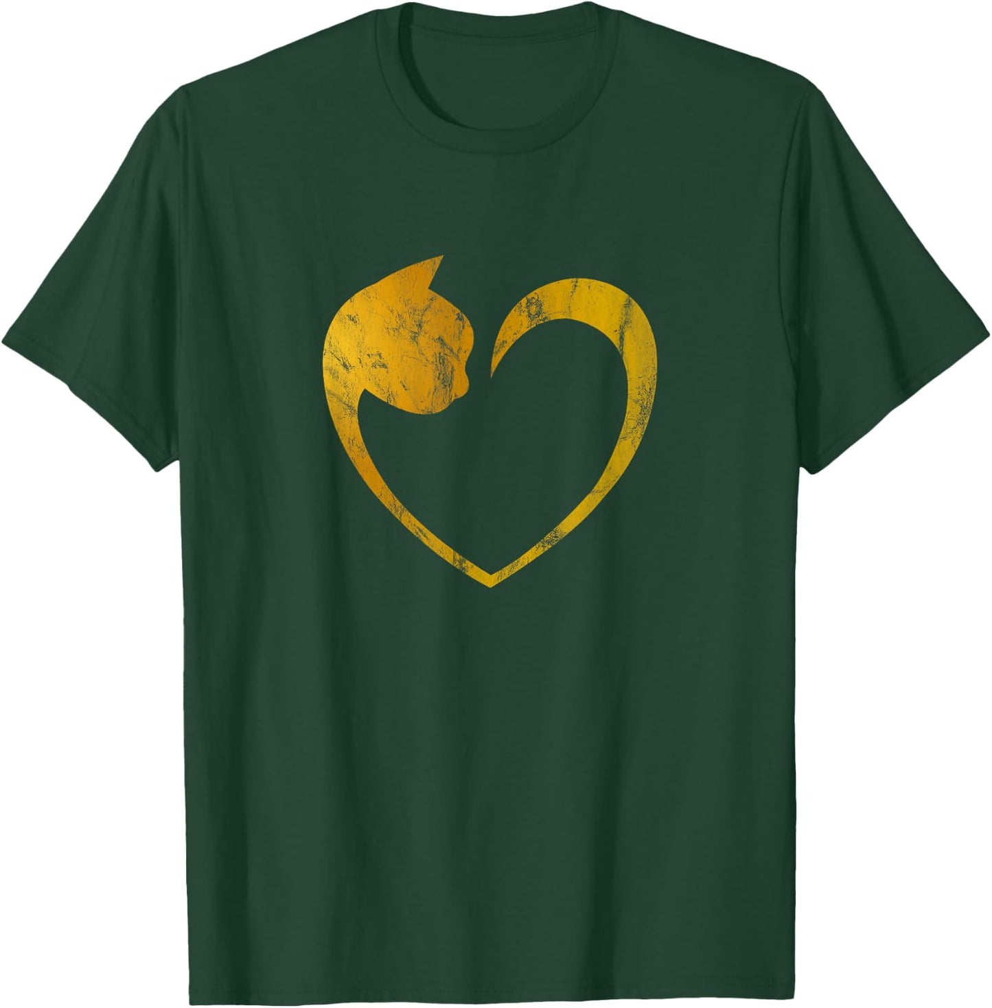 I Love Cats Cat Heart Shaped Cat Lover Gift T-Shirt - T-Shirt | Forest