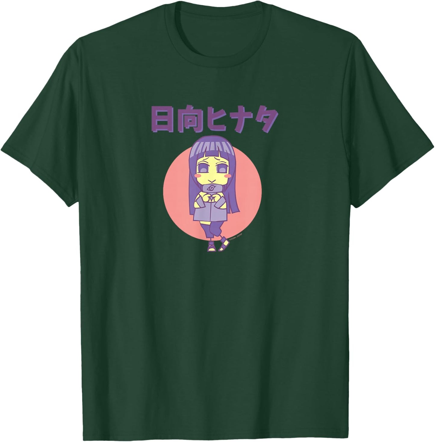Naruto Shippuden Chibi Hinata Anime T-Shirt - T-Shirt | Forest