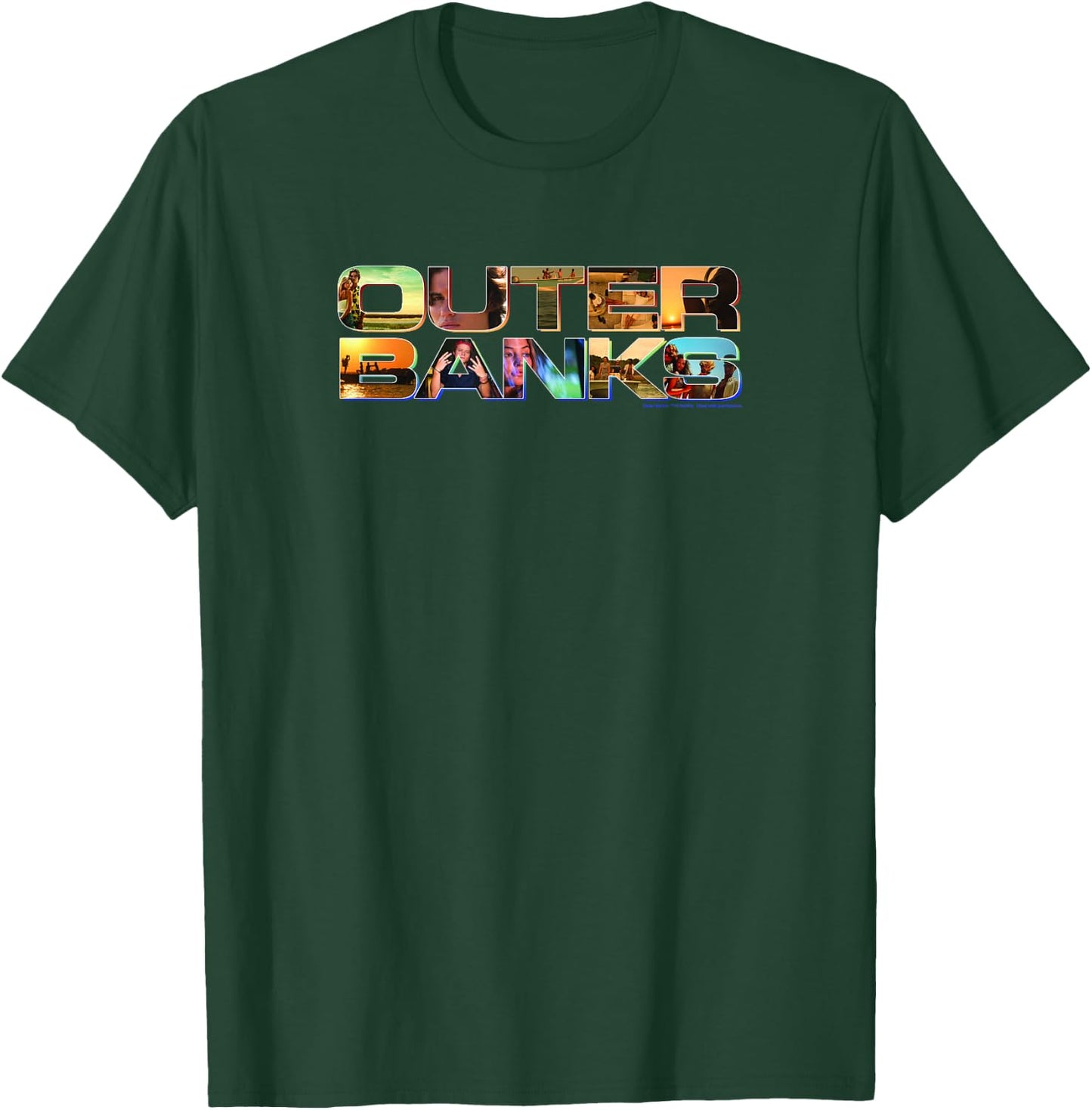 Outer Banks Photo Logo Fill T-Shirt - T-Shirt | Forest