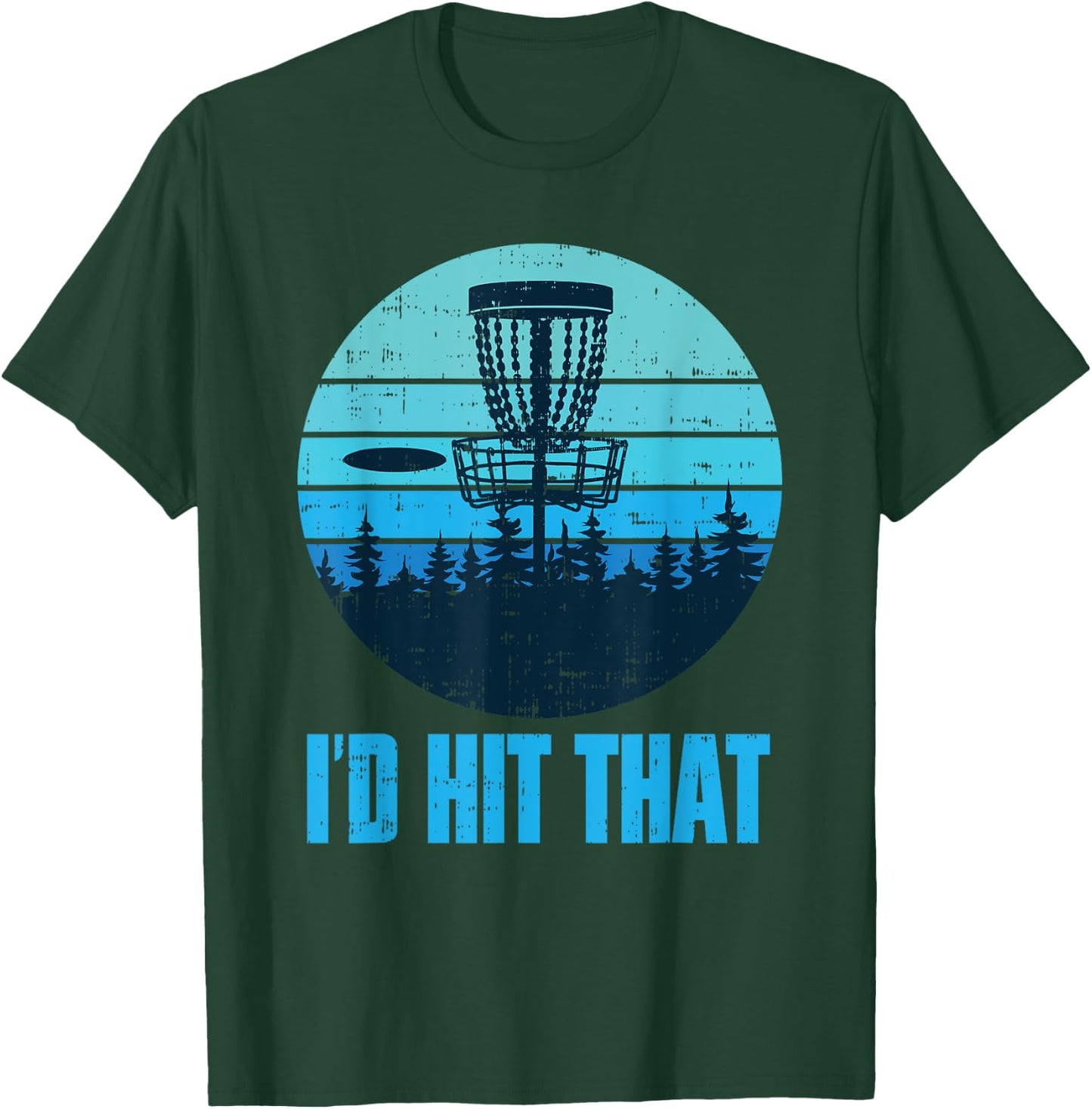 Funny Disc Golf Gifts - Frisbee Golf Disc Golf Course Discs T-Shirt - T-Shirt | Forest