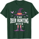 Deer Hunting Halloween Witch Matching Costume T-Shirt - T-Shirt | Forest