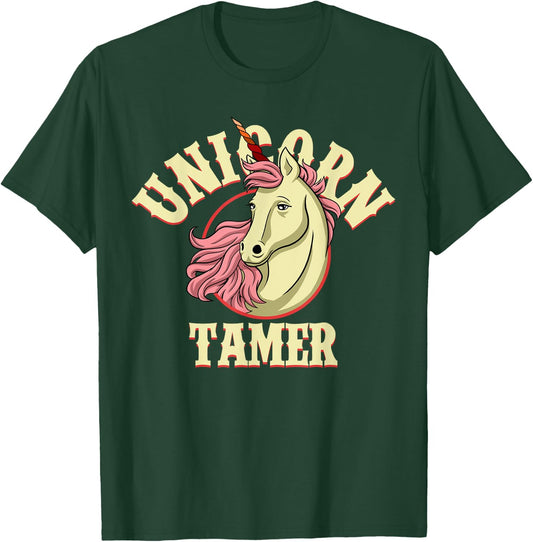 Unicorn Tamer - Unicorn Party Shirts - Majestic Unicorn T-Shirt - T-Shirt | Forest