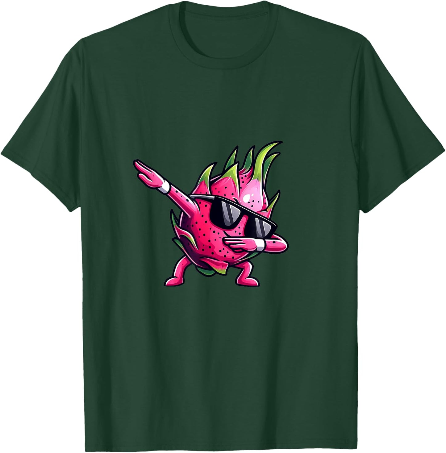 Dab Fruit Dancing Dabbing Dragon Fruit Meme T-Shirt - T-Shirt | Forest