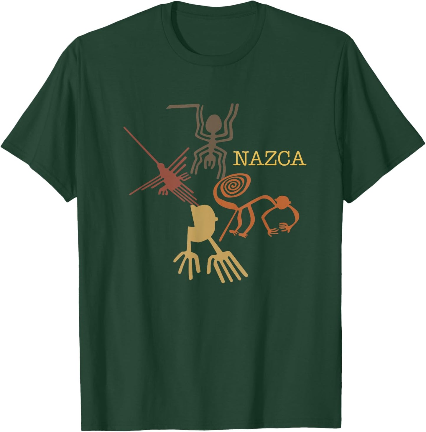 Nazca Line Peru, Peruvian Peru T-Shirt - T-Shirt | Forest
