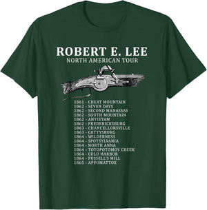 Civil War Funny Robert E. Lee North American Tour T-Shirt - T-Shirt | Forest