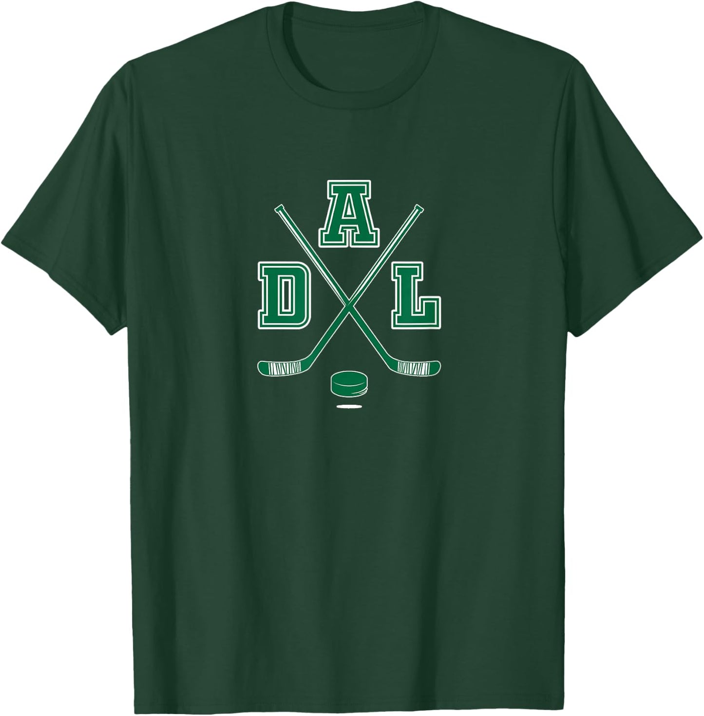 Vintage Dallas Hockey Sticks , Cute DAL For Hockey Lovers T-Shirt - T-Shirt | Forest