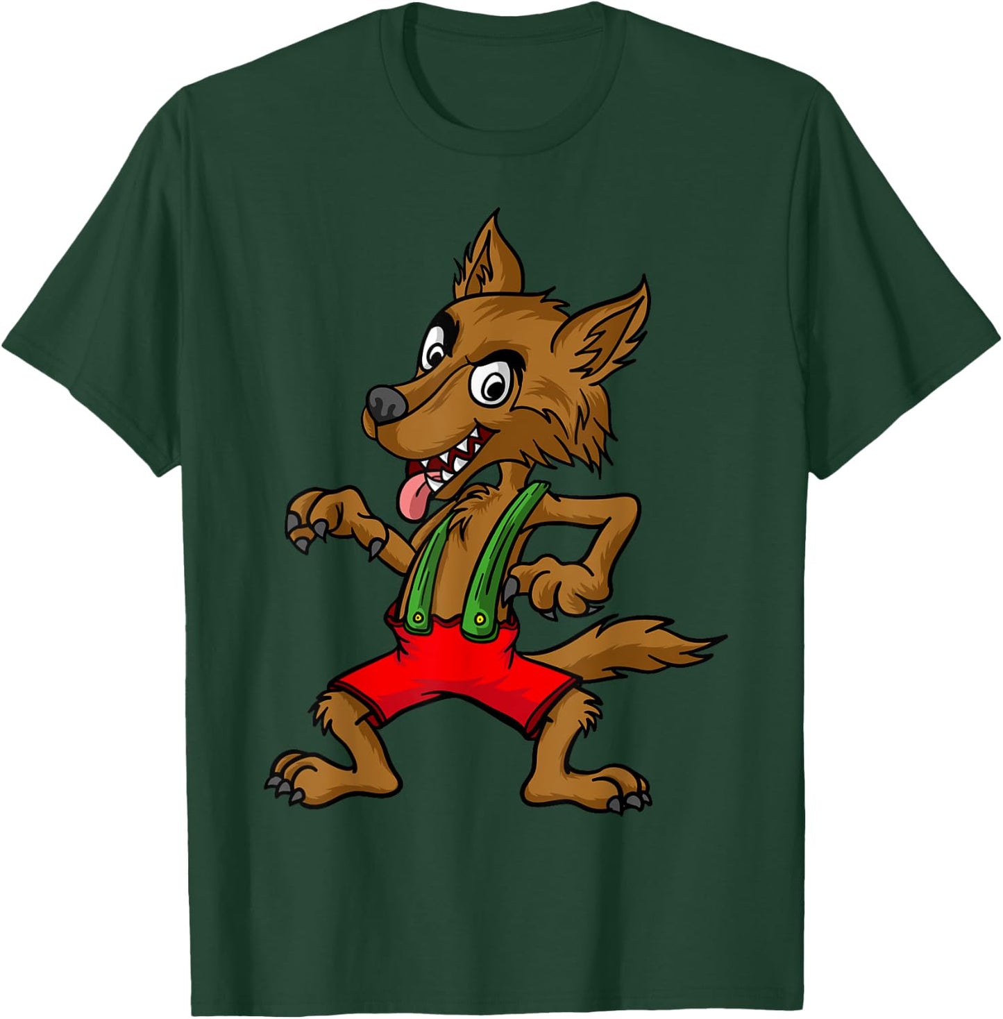 Three Pigs Lazy Halloween Costume - Bad Wolf T-Shirt - T-Shirt | Forest