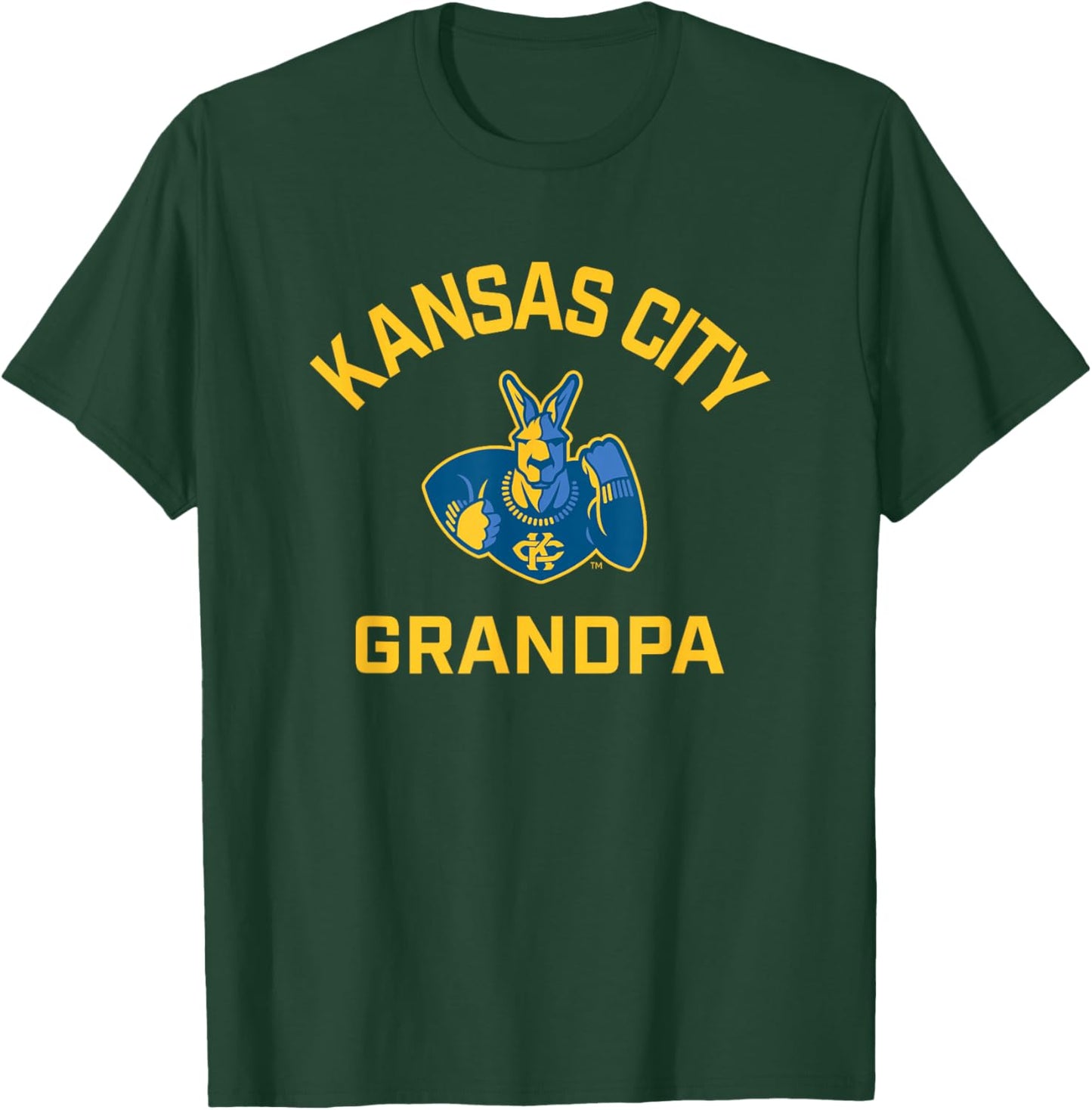 University of Missouri Kansas City UMKC Arched Grandpa T-Shirt - T-Shirt | Forest