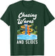 Water Slide Aquatic Park Swimming Pool Splash Summer Women Kids T-Shirt - T-Shirt | Forest