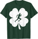 St Patrick's Day Running Irish Shamrock Track & Field Runner T-Shirt - T-Shirt | Forest