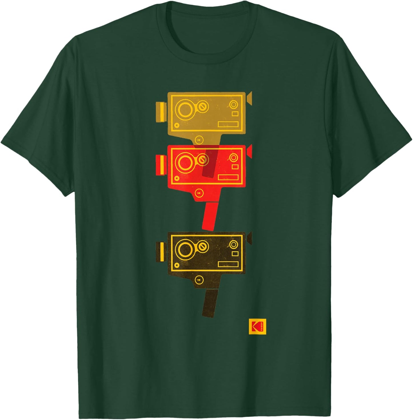 Kodak M7 Movie Camera Art T-Shirt - T-Shirt | Forest