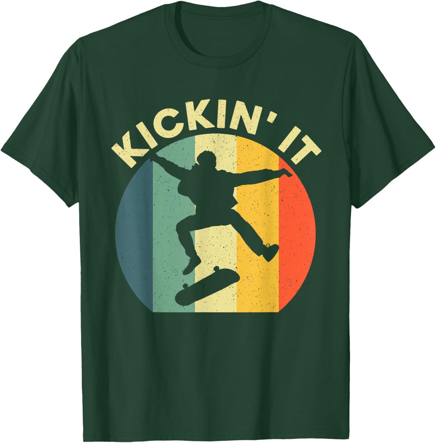 Cool Skateboarding Art Women Skateboarder Skateboard T-Shirt - T-Shirt | Forest